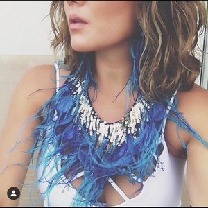 Mignonne Gavigan feather necklace